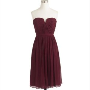 J. Crew Bridesmaids Nadia Dress Silk Chiffon